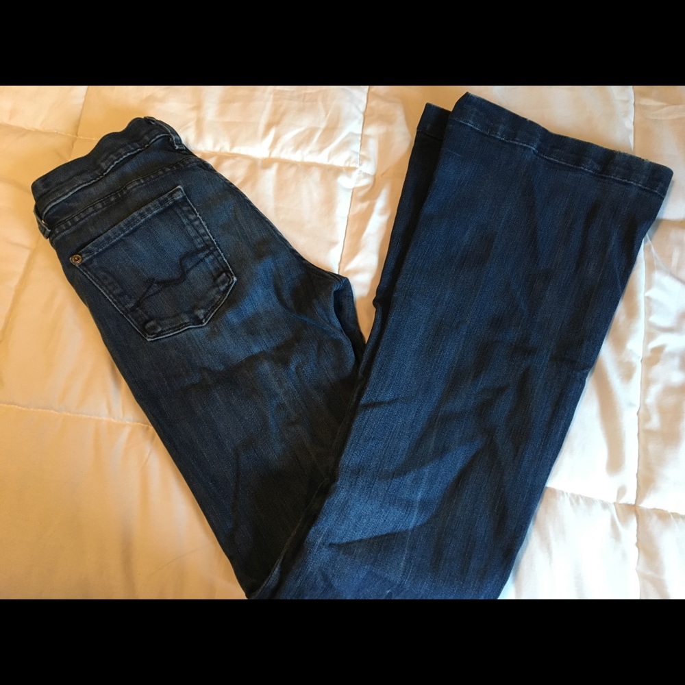 7 for all mankind jeans, size 26, bell bottoms
